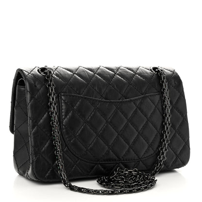 Chanel Aged Calfskin Quilted 2.55 Reissue 225 Flap So Black 3 of 10