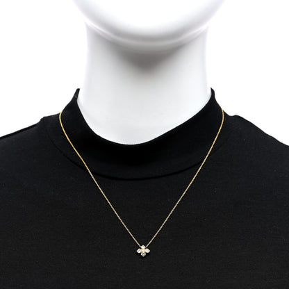 Roberto Coin 18K Yellow Gold Diamond Love in Verona Flower Pendant Necklace 2 of 4