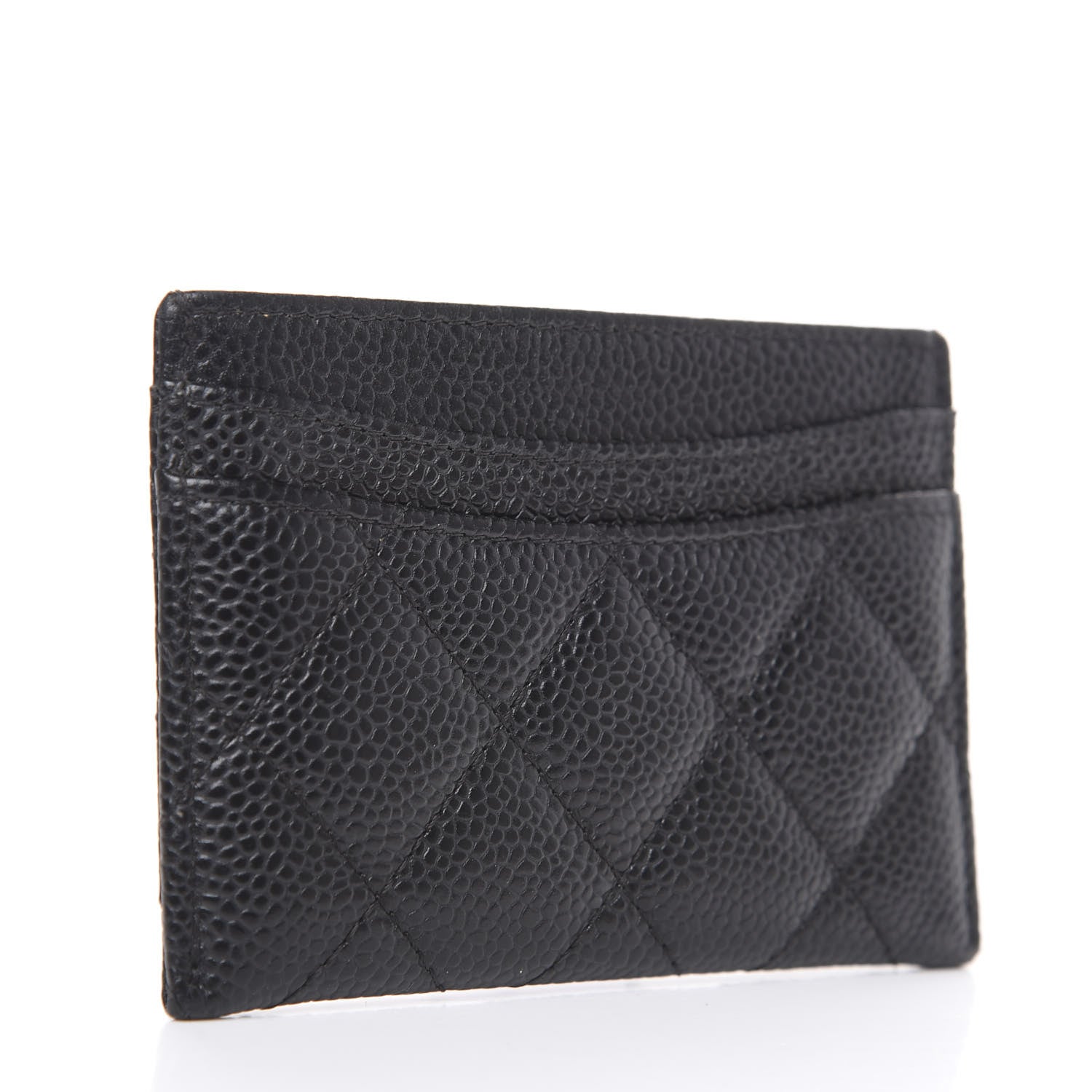 Chanel Caviar Quilted Card Holder Black 2 of 9