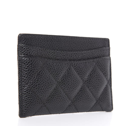 Chanel Caviar Quilted Card Holder Black 2 of 9