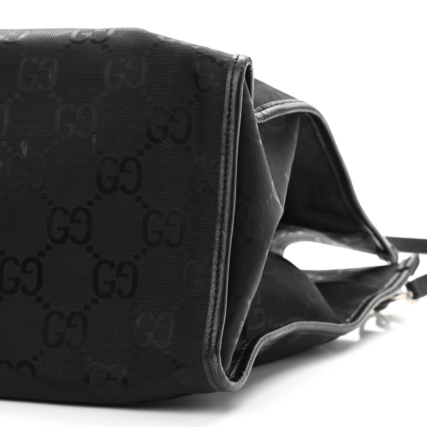Econyl Nylon Monogram Large Off The Grid Tote Bag Black