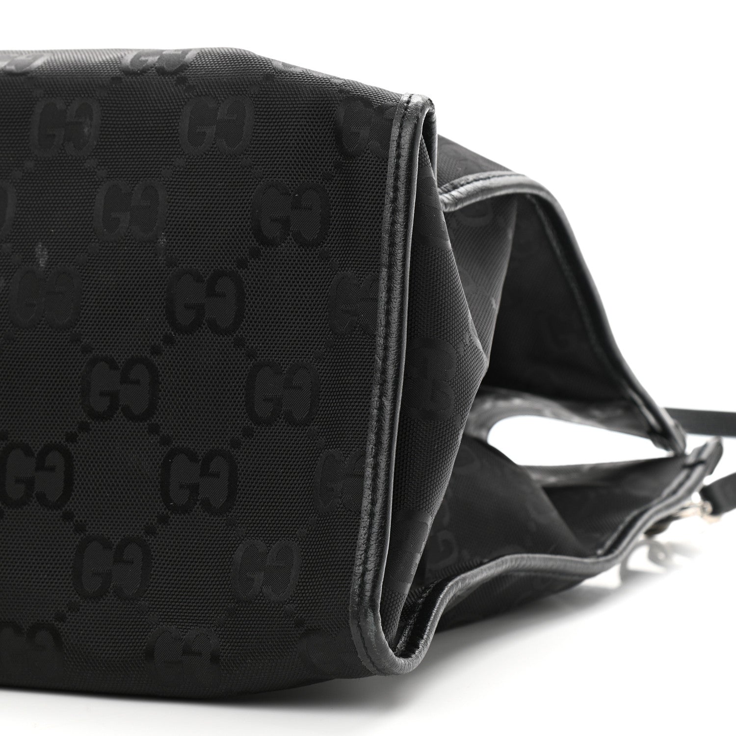 Gucci Econyl Nylon Monogram Large Off The Grid Tote Bag Black 10 of 11