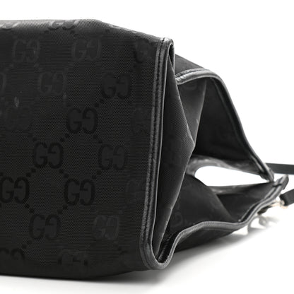 Gucci Econyl Nylon Monogram Large Off The Grid Tote Bag Black 10 of 11
