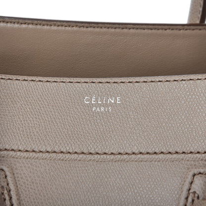 Celine Grained Calfskin Medium Phantom Luggage Taupe 8 of 9