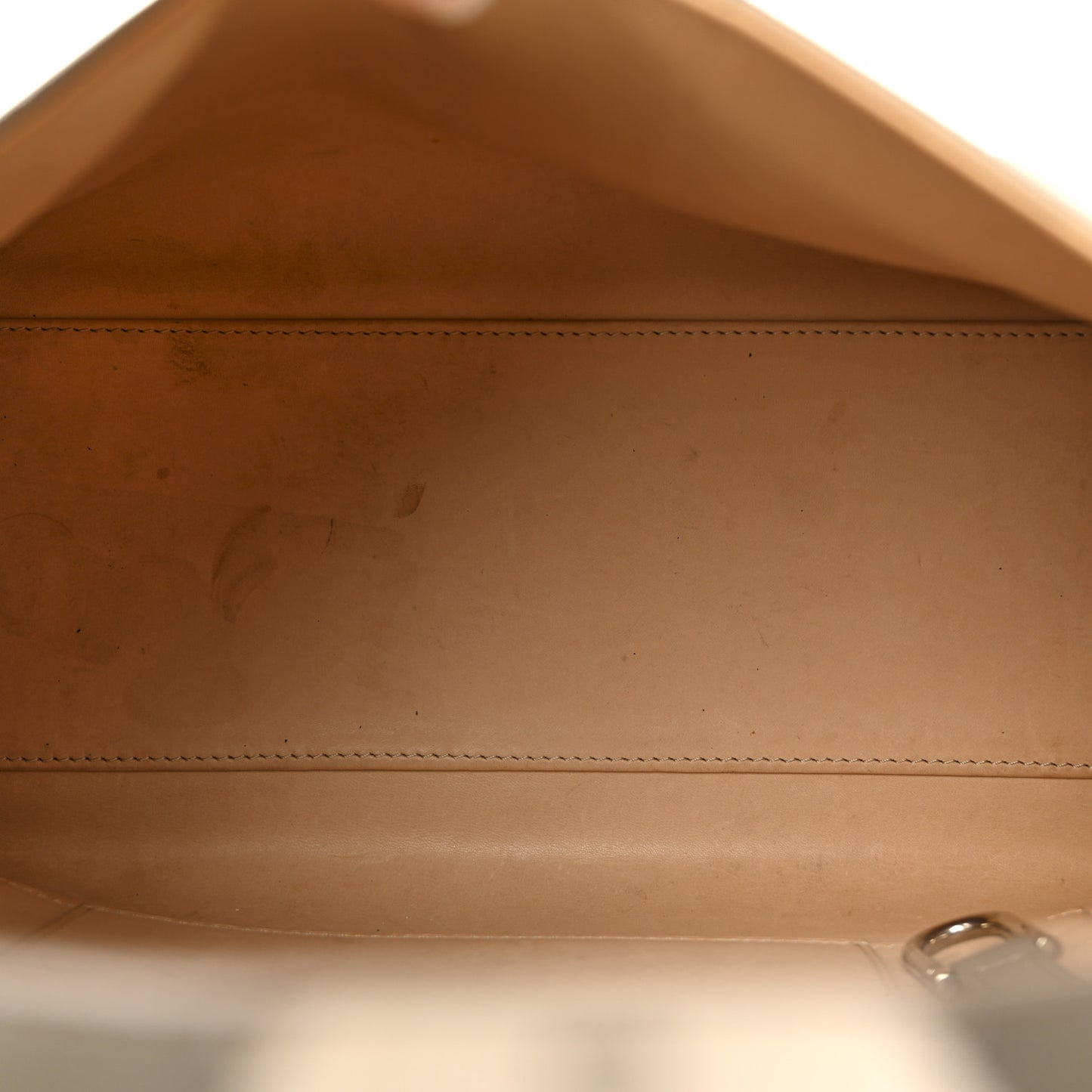 Grained Calfskin MM Brillant Satchel Taupe