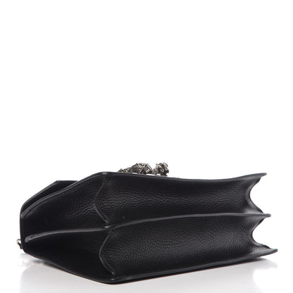 Gucci Dollar Calfskin Crystal Web Medium Dionysus Bamboo Top Handle Bag Black Black Diamond 5 of 8