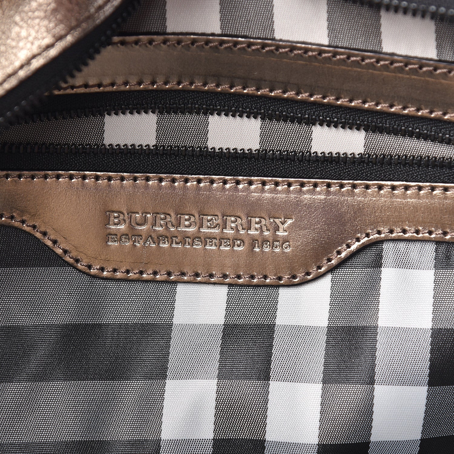 Burberry Metallic Calfskin Medium Raymond Goldstone 9 of 13