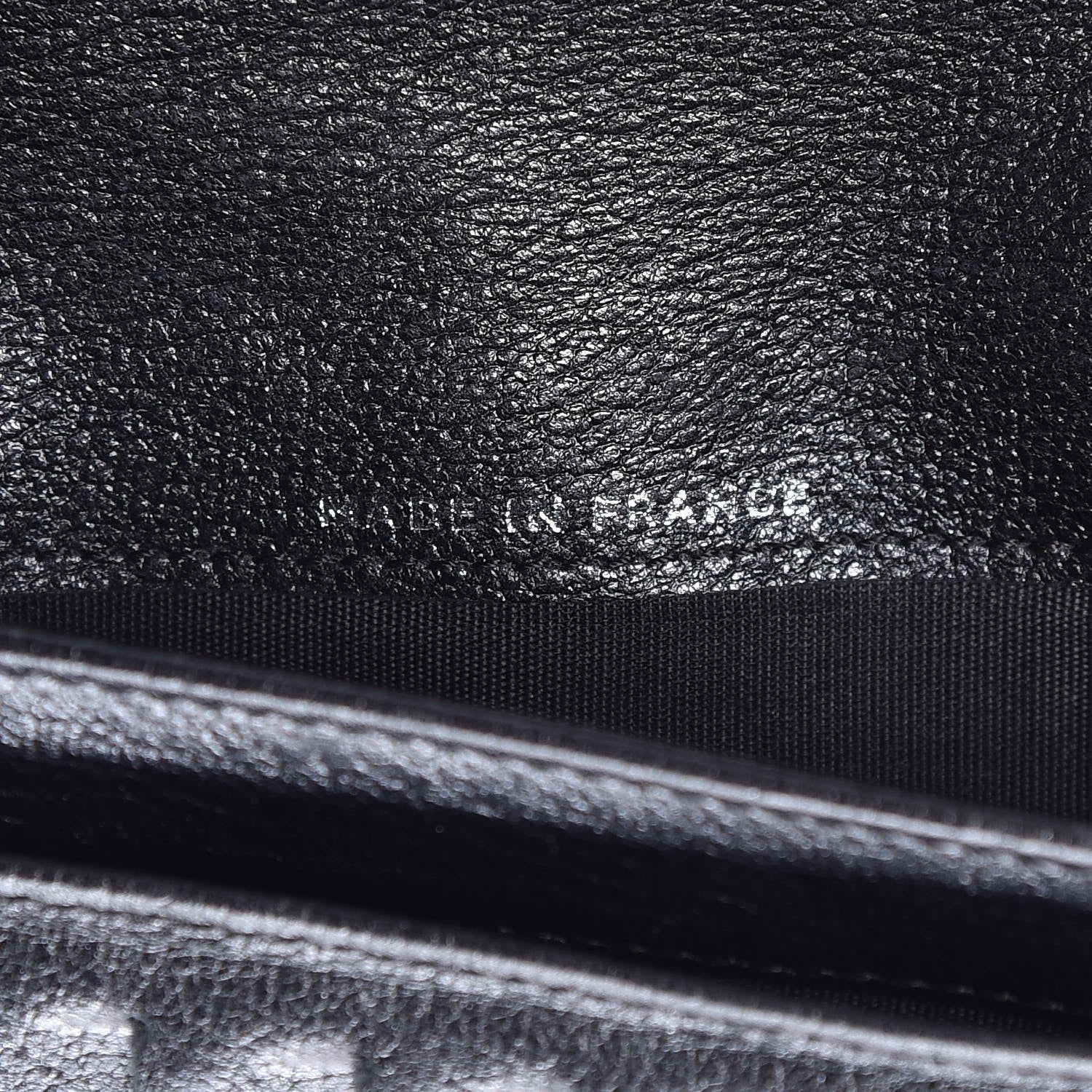 Chanel Goatskin Camellia Embossed Yen Wallet Black 7 of 13