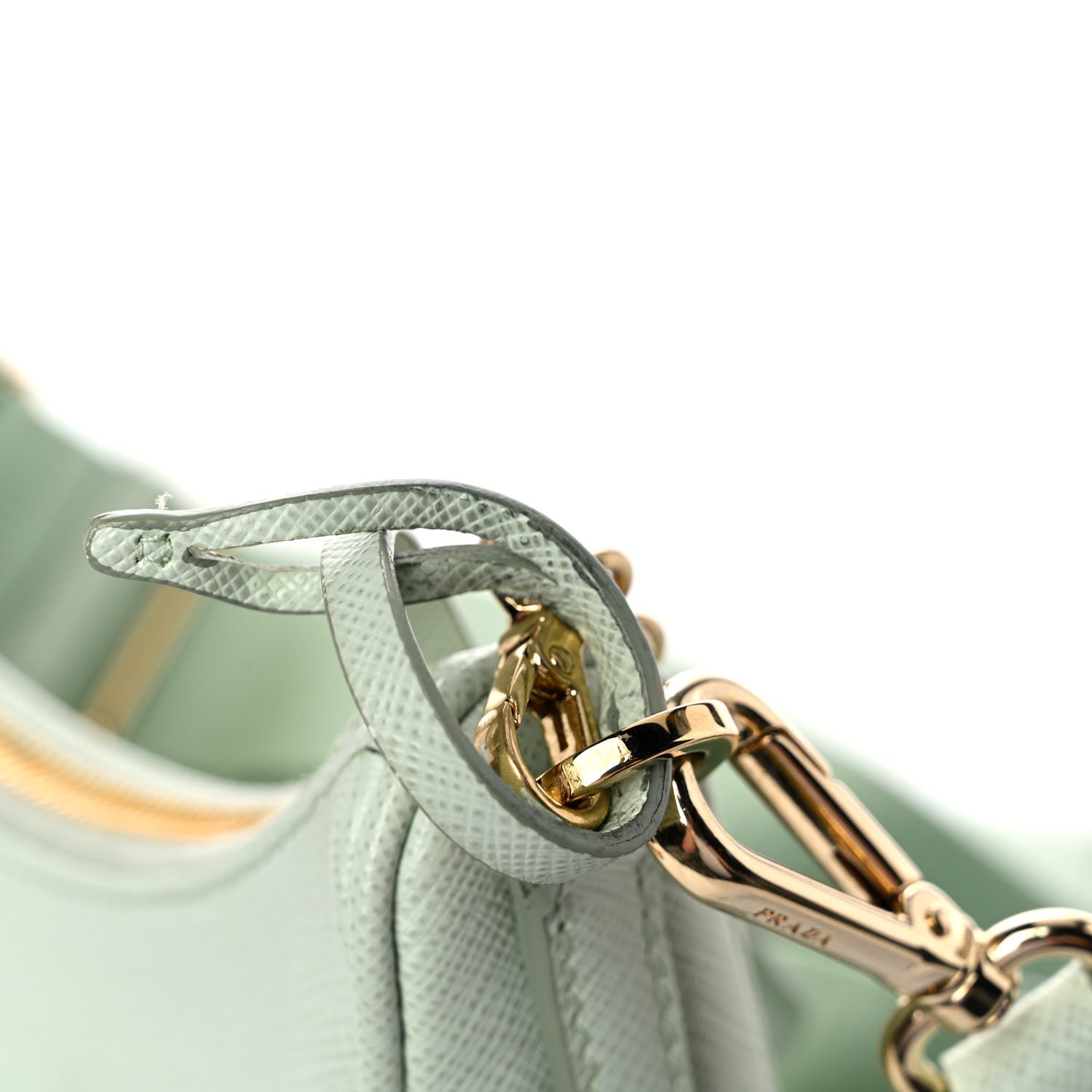 Prada Saffiano Lux Re-Edition 2005 Shoulder Bag Acqua 9 of 10