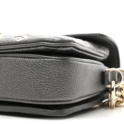Louis Vuitton Shimmery Empreinte LV Ski Pochette Metis East West Gun Metal 10 of 10