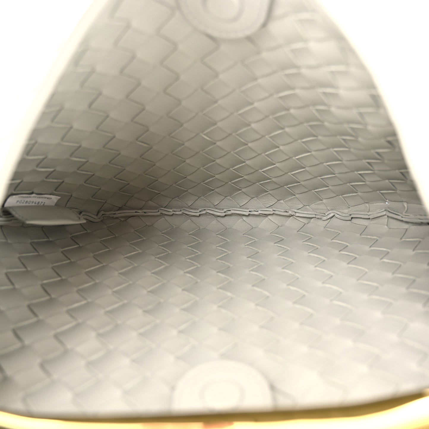 Nappa Intrecciato Sardine Bag Agate Grey