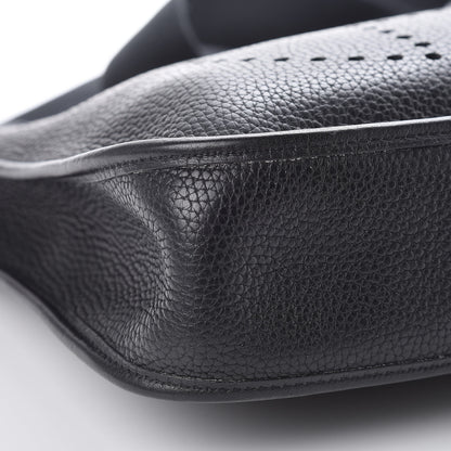 Hermes Taurillon Clemence Evelyne PM Black 8 of 9