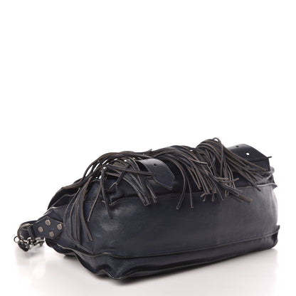 Proenza Schouler Lambskin Fringe Medium PS1 Satchel Midnight 5 of 29