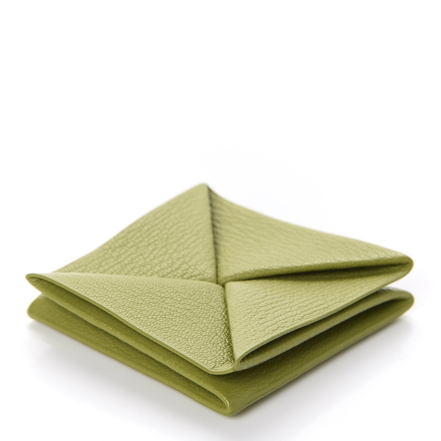 Hermes Chevre Mysore Zulu Coin Purse Vert Anis 4 of 7