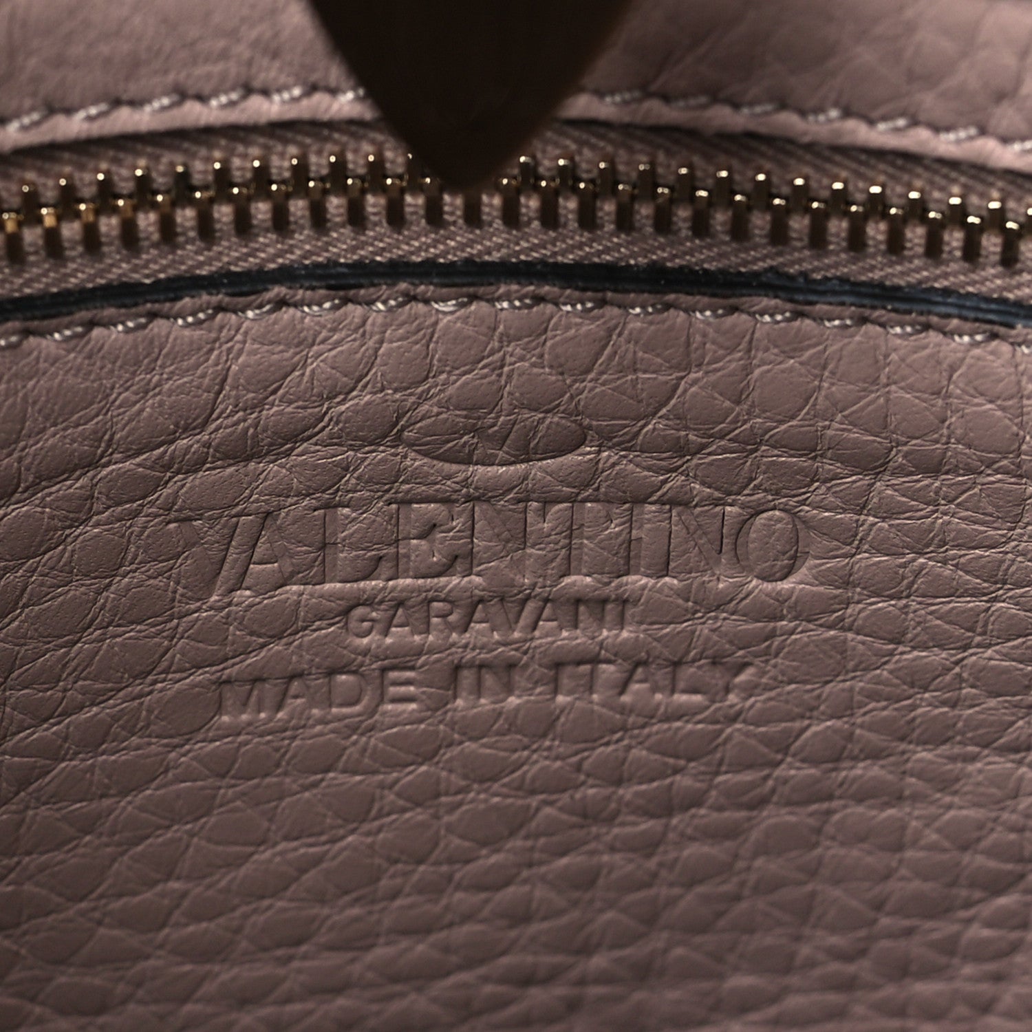 Valentino Garavani Pebbled Calfskin Mini Rockstud Flip-Lock Messenger Bag Poudre 6 of 9