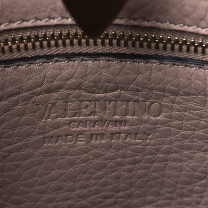 Valentino Garavani Pebbled Calfskin Mini Rockstud Flip-Lock Messenger Bag Poudre 6 of 9