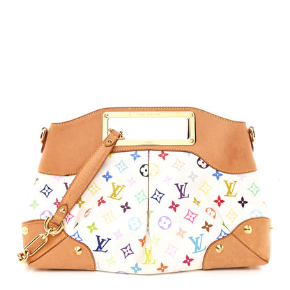 Louis Vuitton Monogram Multicolor Judy MM White 1 of 14