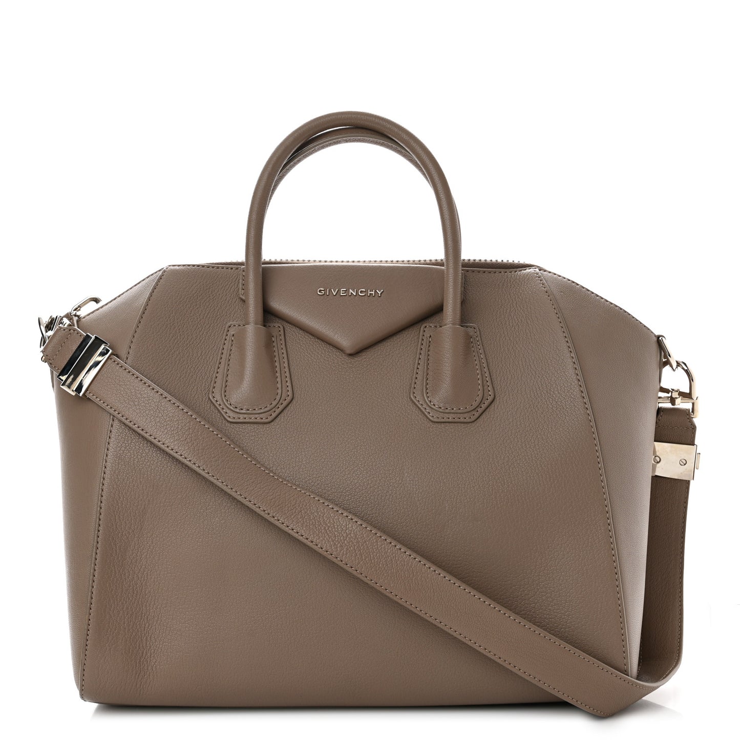Sugar Goatskin Medium Antigona Sand