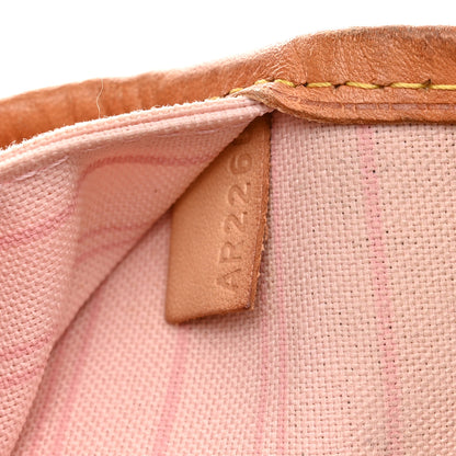 Louis Vuitton Damier Azur Neo Neverfull MM Rose Ballerine 7 of 10