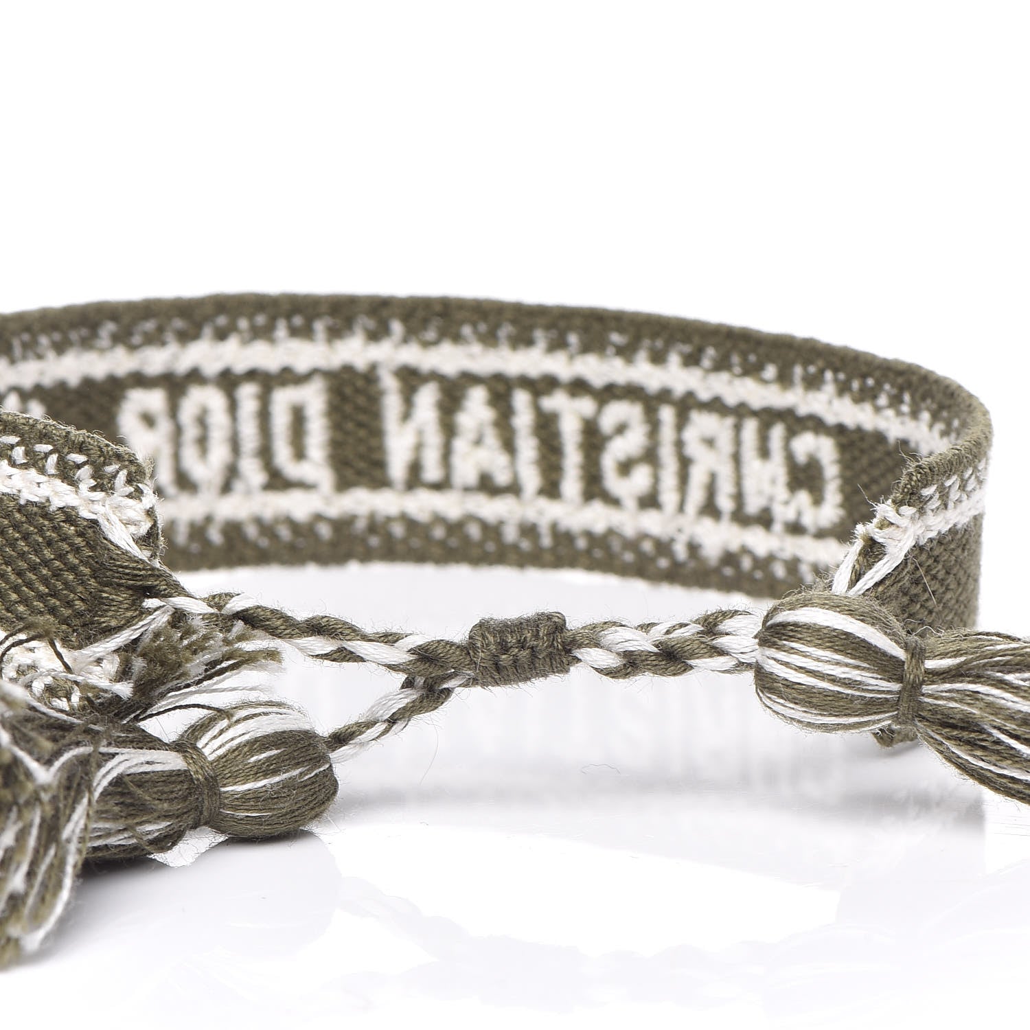 Christian Dior Woven Cotton J'Adior Friendship Bracelet Set 4 of 5