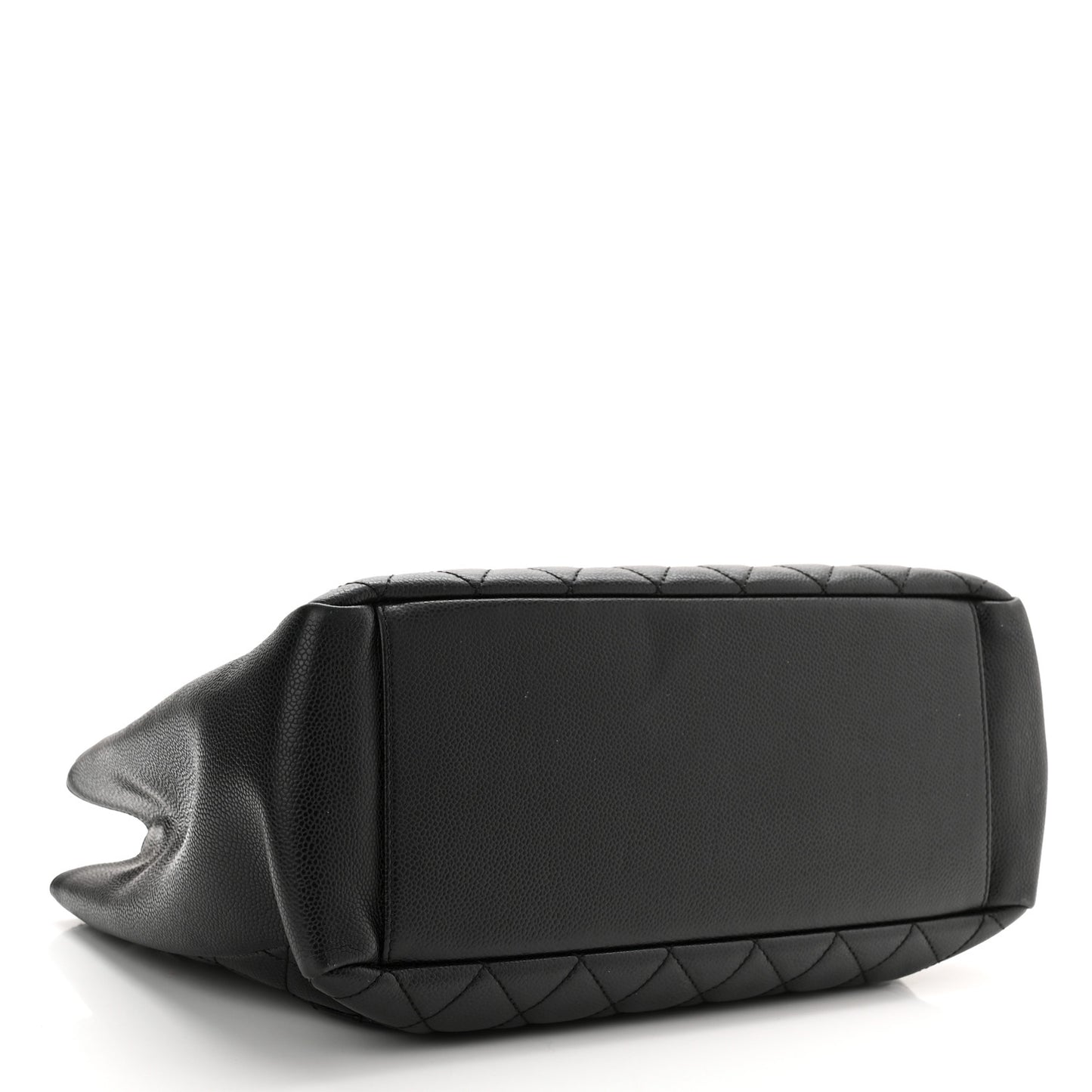 Caviar Quilted Grand Shopping Tote GST Black