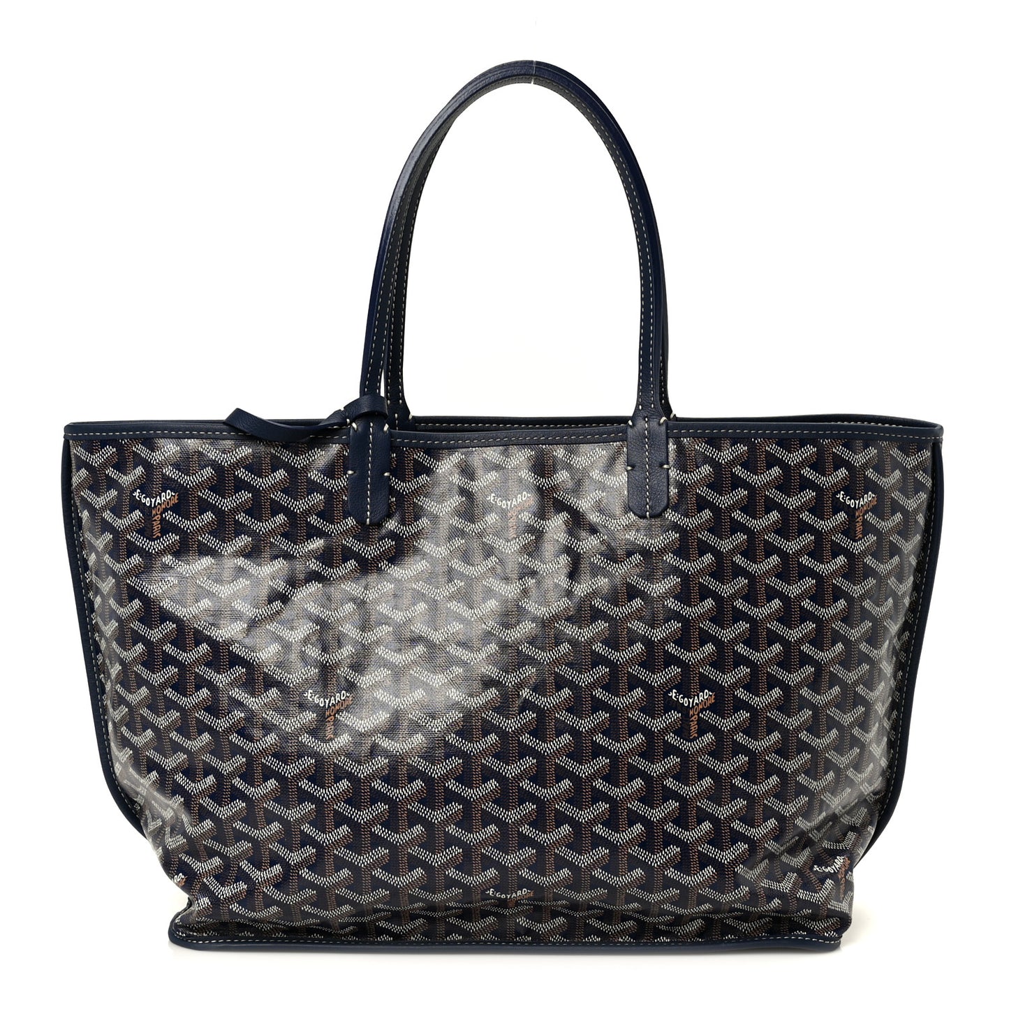 Goyardine Reversible Anjou PM Navy