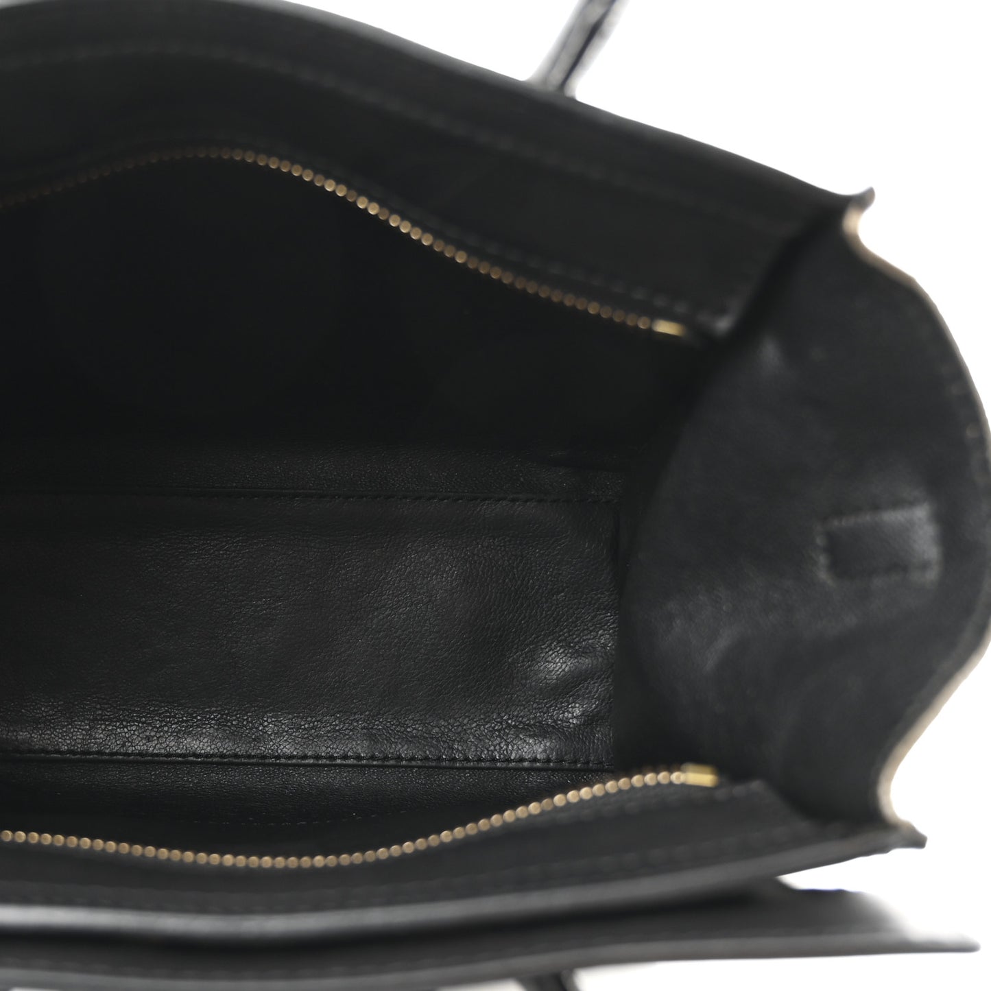 Baby Grained Calfskin Nubuck Nano Tri-Color Luggage Stone