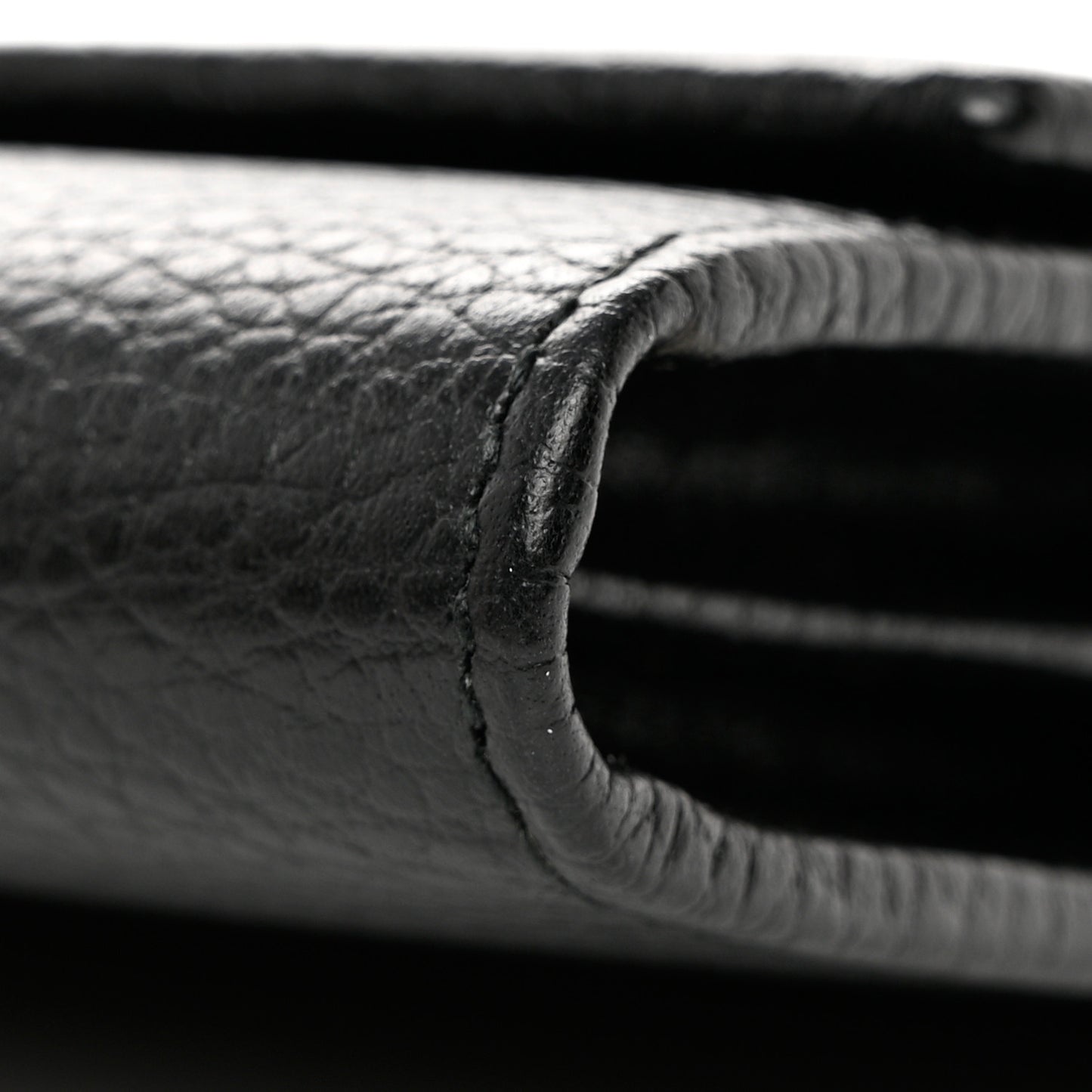 Dollar Calfskin GG Marmont Continental Wallet Black