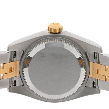 Rolex Stainless Steel 18K Yellow Gold Diamond 26mm Oyster Perpetual Datejust Watch Champagne Jubilee 179173 4 of 5