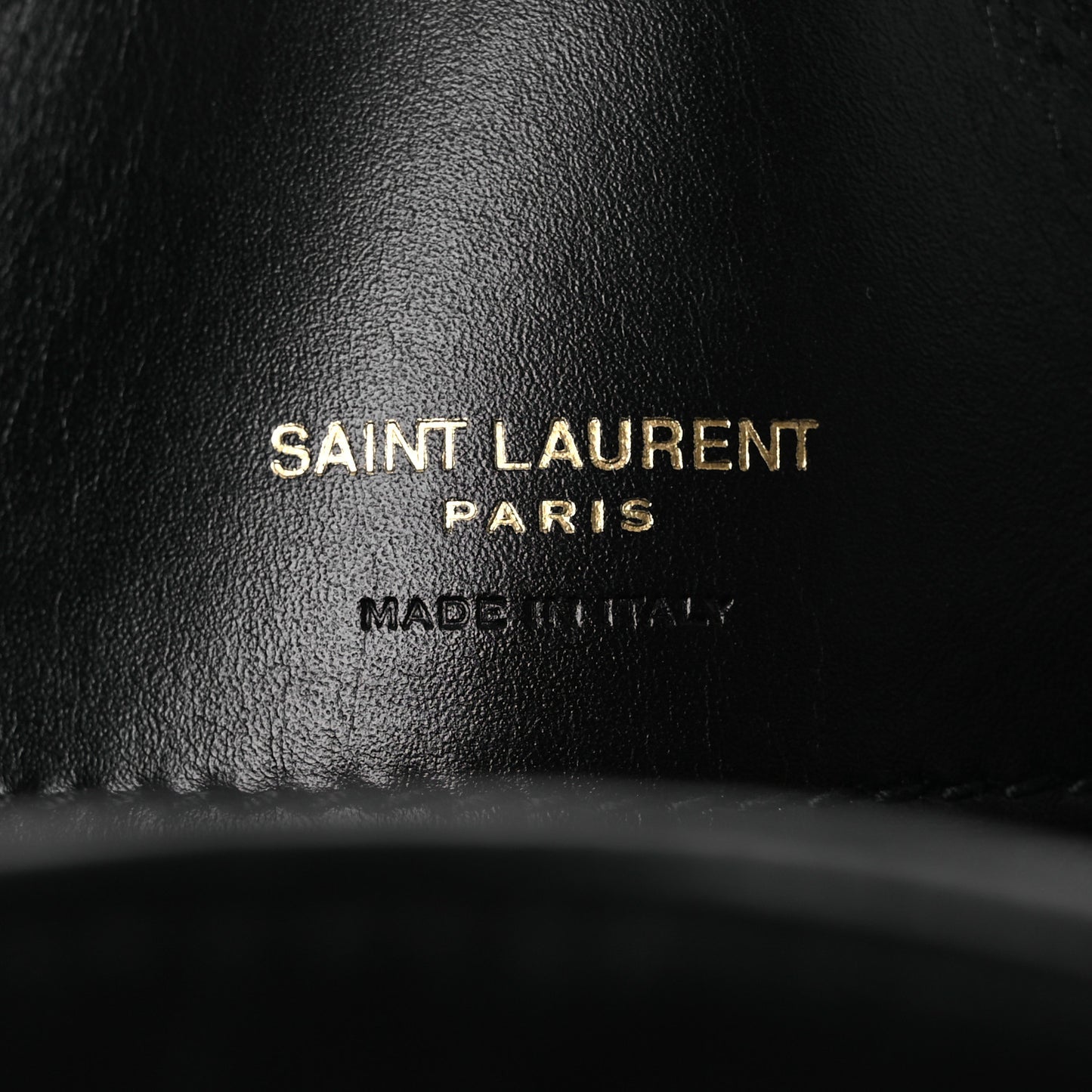 Smooth Shiny Calfskin Monogram Le 37 Small Bucket Bag Black