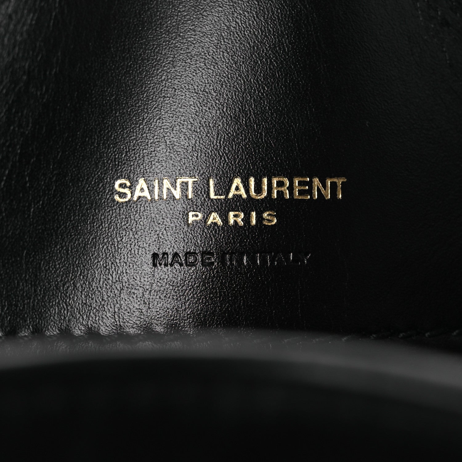 Saint Laurent Smooth Shiny Calfskin Monogram Le 37 Small Bucket Bag Black 6 of 15