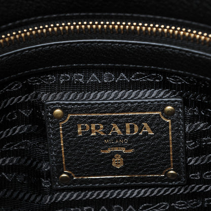 Prada Vitello Phenix Tote Nero Black 6 of 7