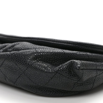 Chanel Caviar Half Moon Wallet On Chain WOC Black 10 of 11