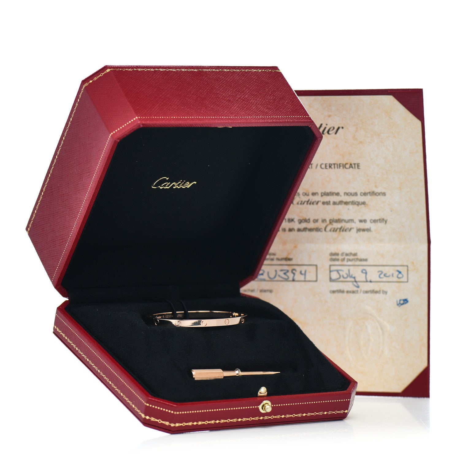 Cartier 18K Pink Gold Small LOVE Bracelet 15 5 of 5