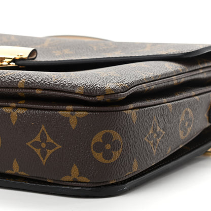 Louis Vuitton Monogram Braided Pochette Metis Creme Beige 9 of 10