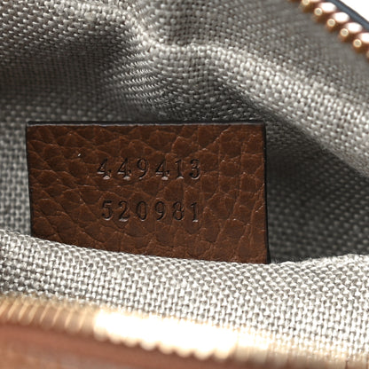 Gucci Monogram Mini Bree Messenger Bag Beige Tabacco 7 of 11