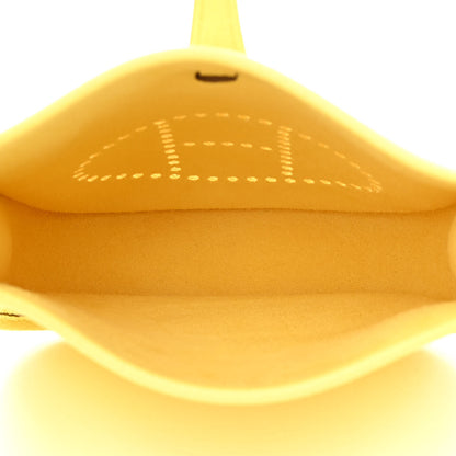 Hermes Taurillon Clemence Evelyne TPM Limoncello 5 of 12
