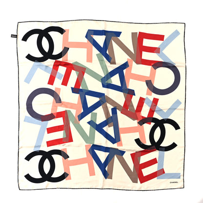 Chanel Silk CC Square Scarf Multicolor 1 of 3