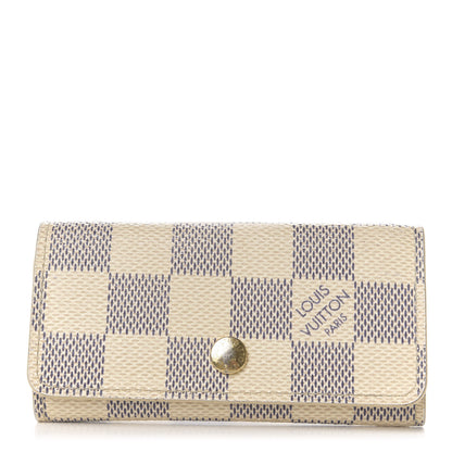 Louis Vuitton Damier Azur Multicles 4 Key Holder 1 of 8