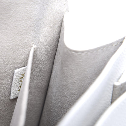 Louis Vuitton Soft Calfskin Mylockme Chain Bag BB White 8 of 9