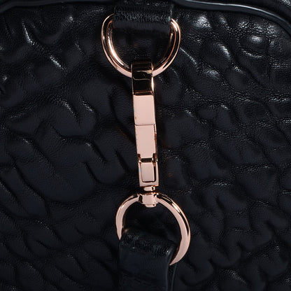 Alexander Wang Pebbled Lambskin Rockie Black w Rose Gold Hardware 7 of 8
