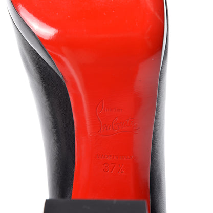 Christian Louboutin Nappa Kabetts 100 Pumps 37.5 Black Lucido 8 of 9