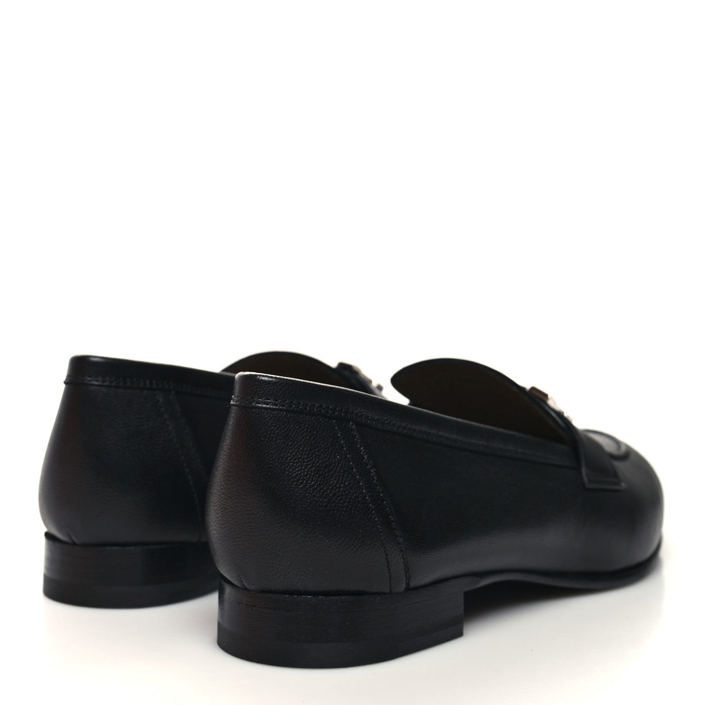 Goatskin Womens Paris Loafers 37 Black
