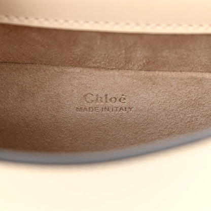 Chloe Calfskin Suede Small Nile Bracelet Bag Off White 5 of 7