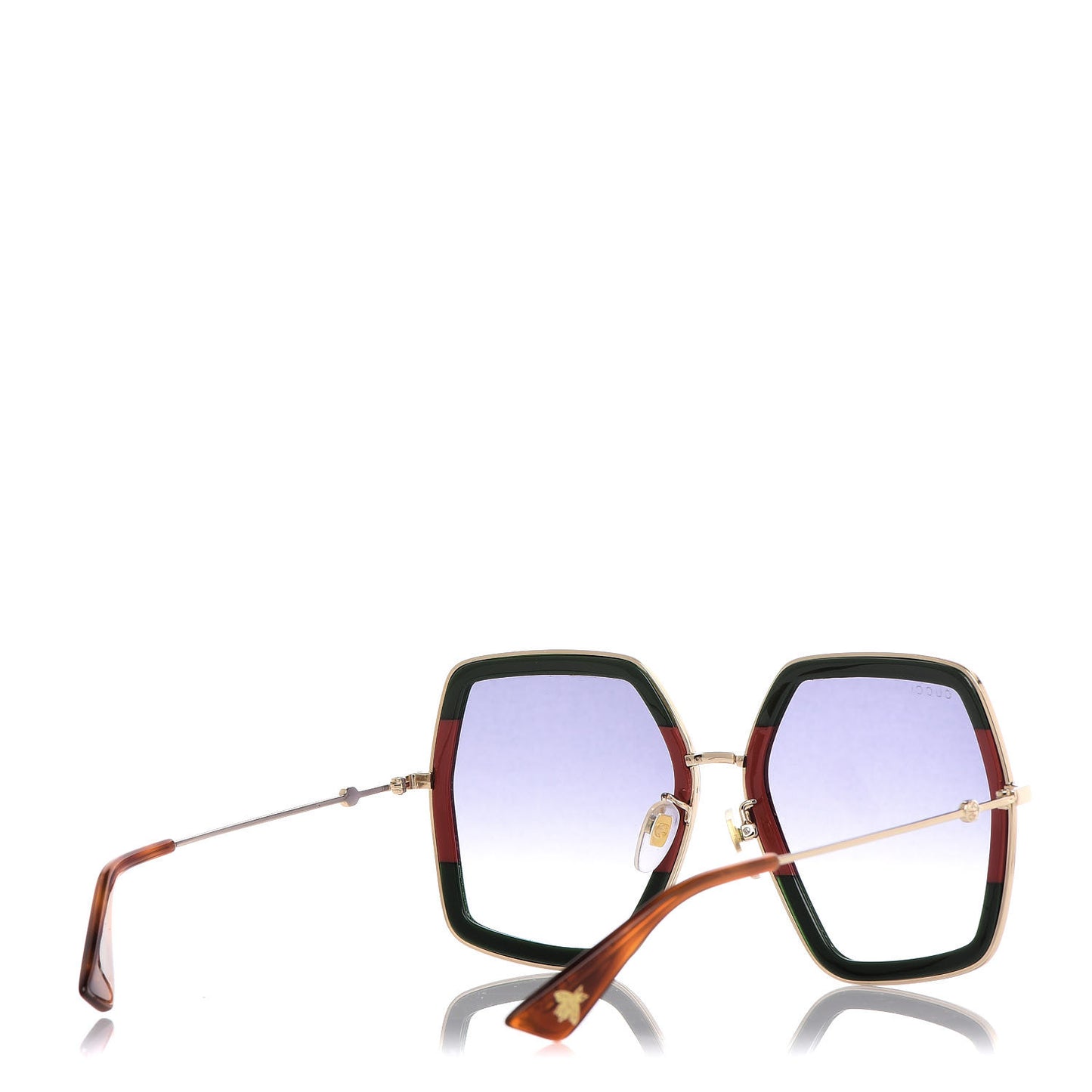 Square Frame Web GG0106S Sunglasses Tortoise
