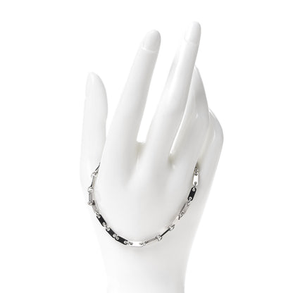 Cartier 18K White Gold 3.5mm Fidelity Link Bracelet 2 of 7