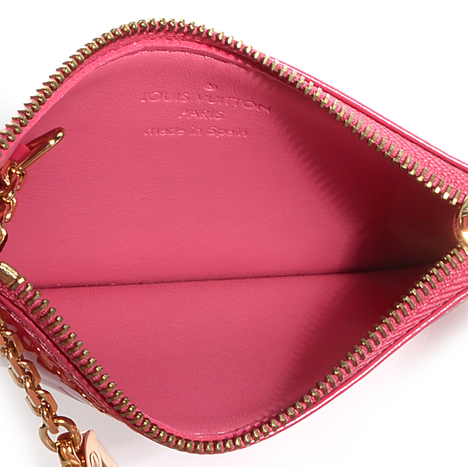 Louis Vuitton Vernis Key Pouch Framboise 6 of 8