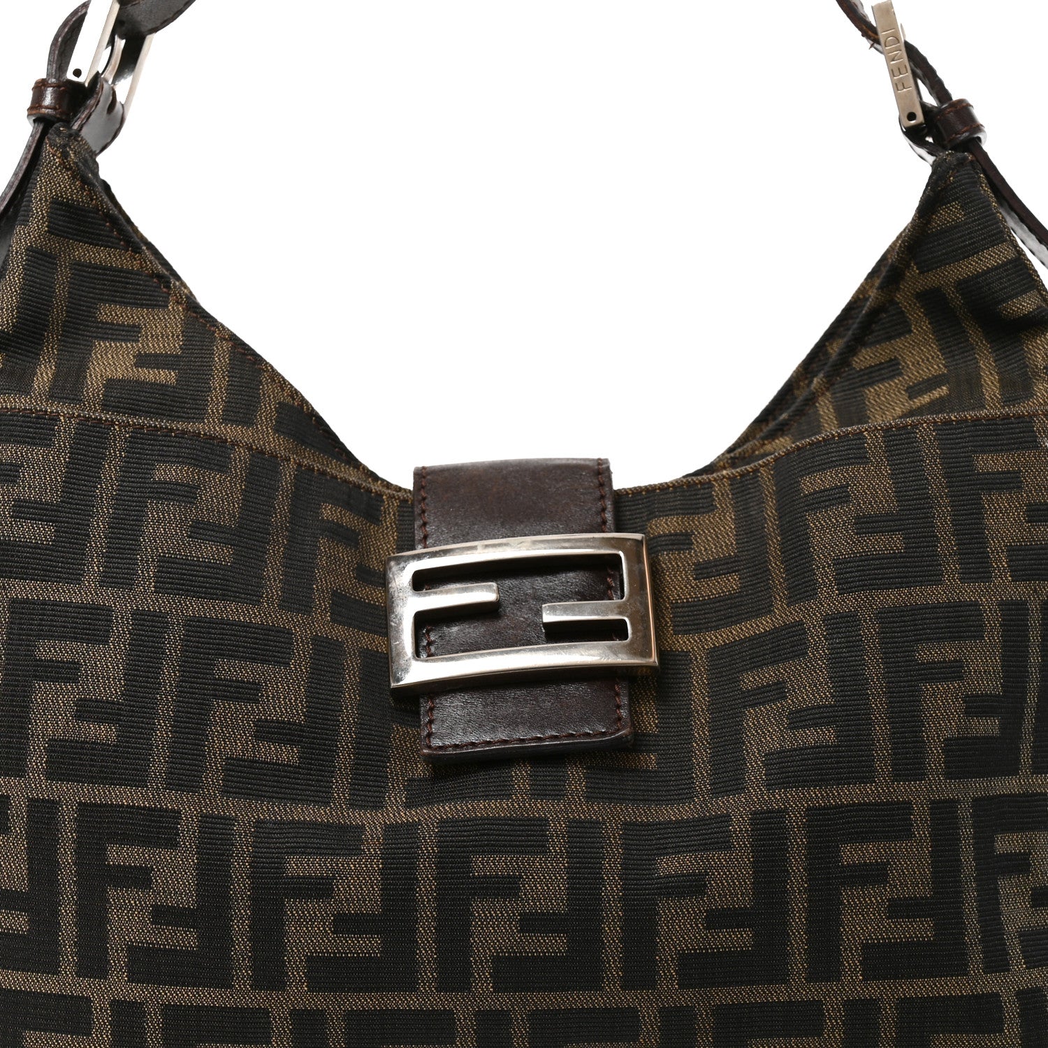 Fendi Zucca Hobo Tobacco 7 of 9