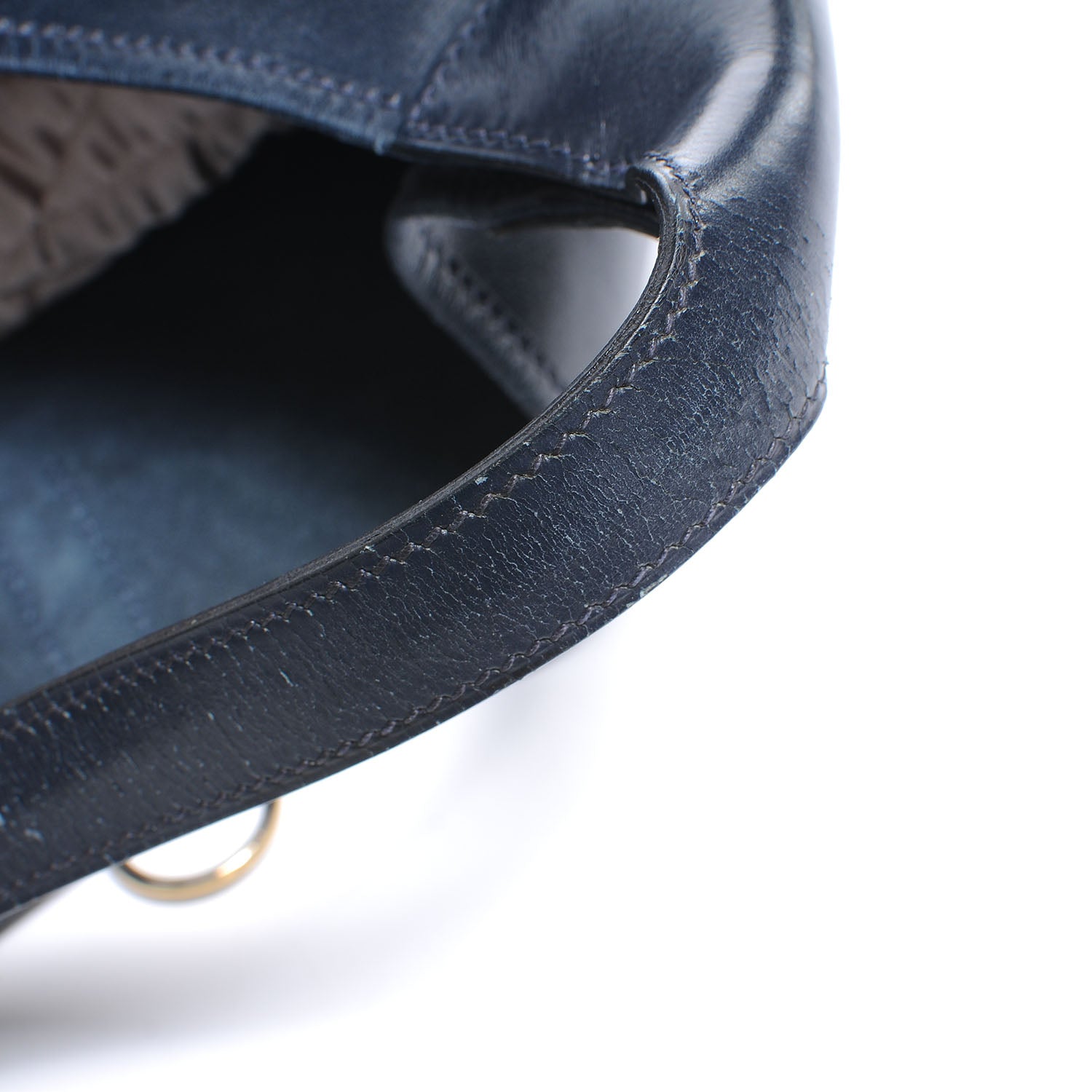 Hermes Box Leather Trim 35 Indigo 6 of 7