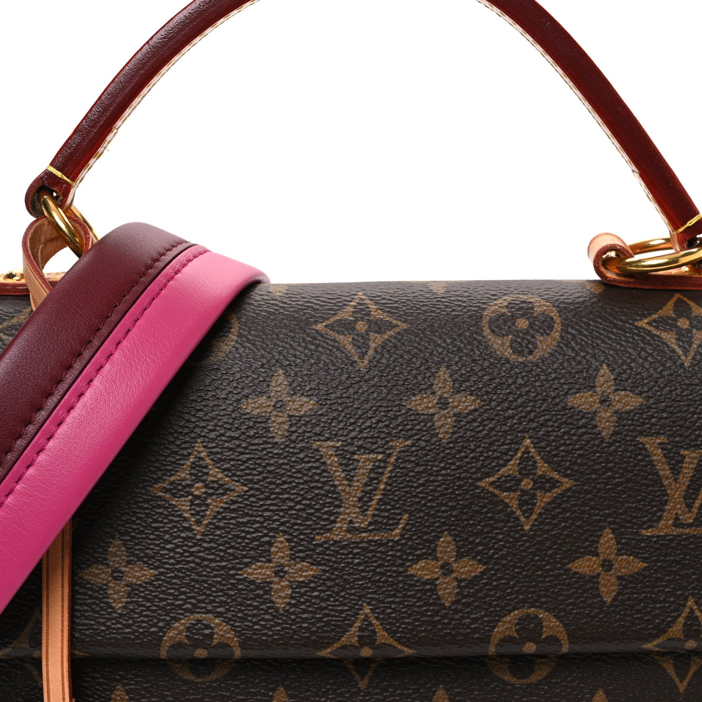 Monogram Cluny BB Bordeaux Fuchsia